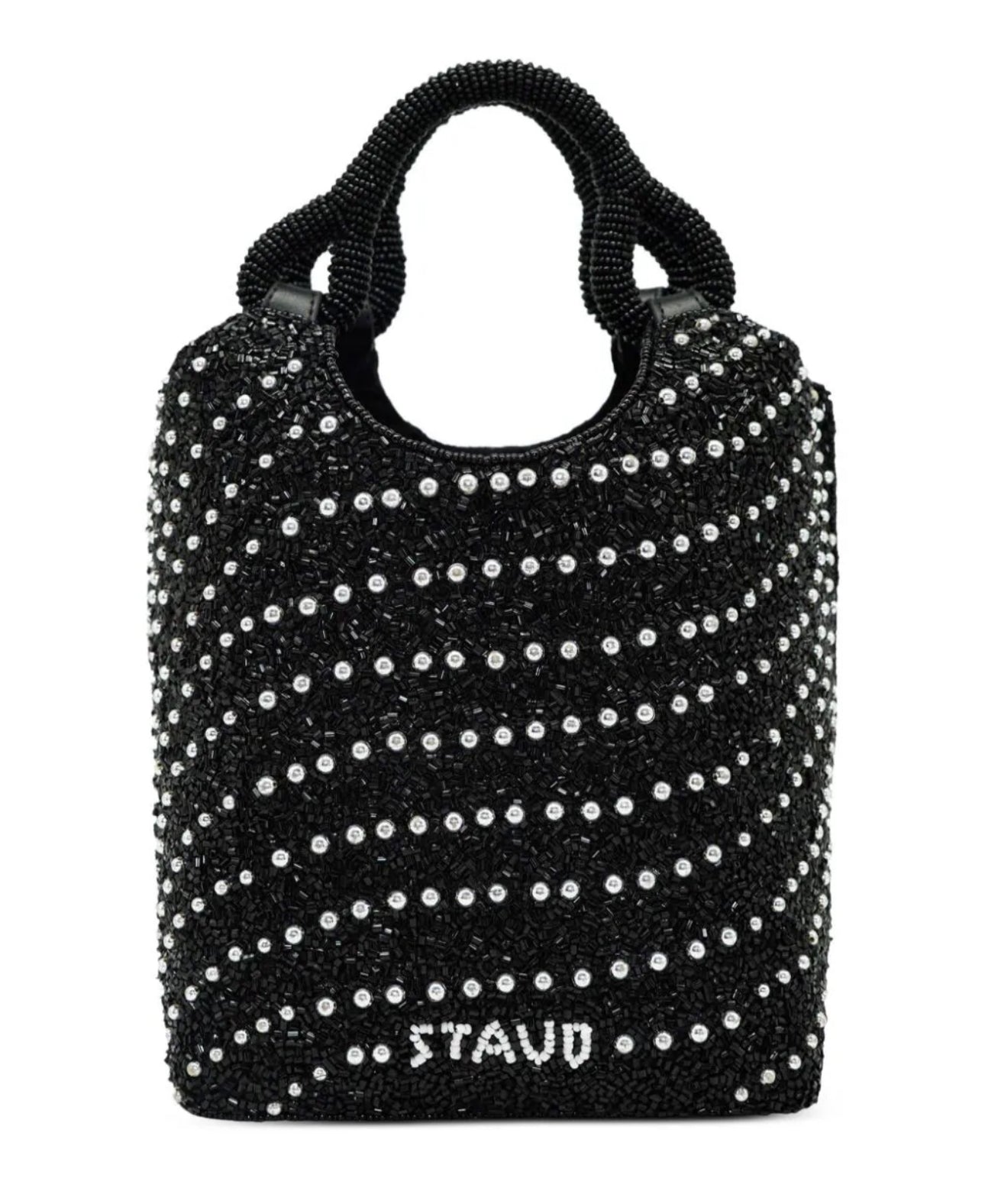 STAUD
Cote bead embellished tote bag