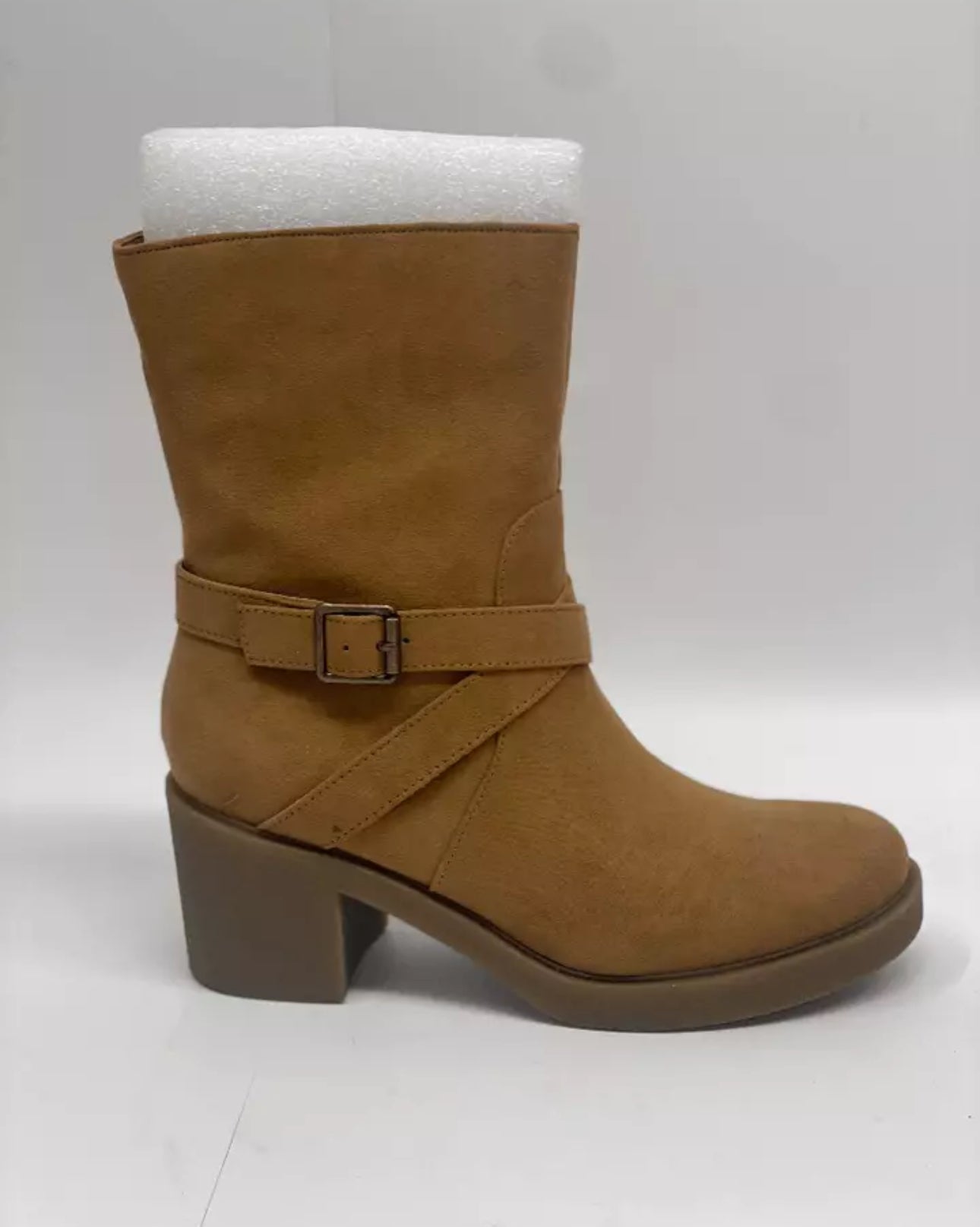 Style & Co. Women's Bessiee Round Toe Block-Heel Booties