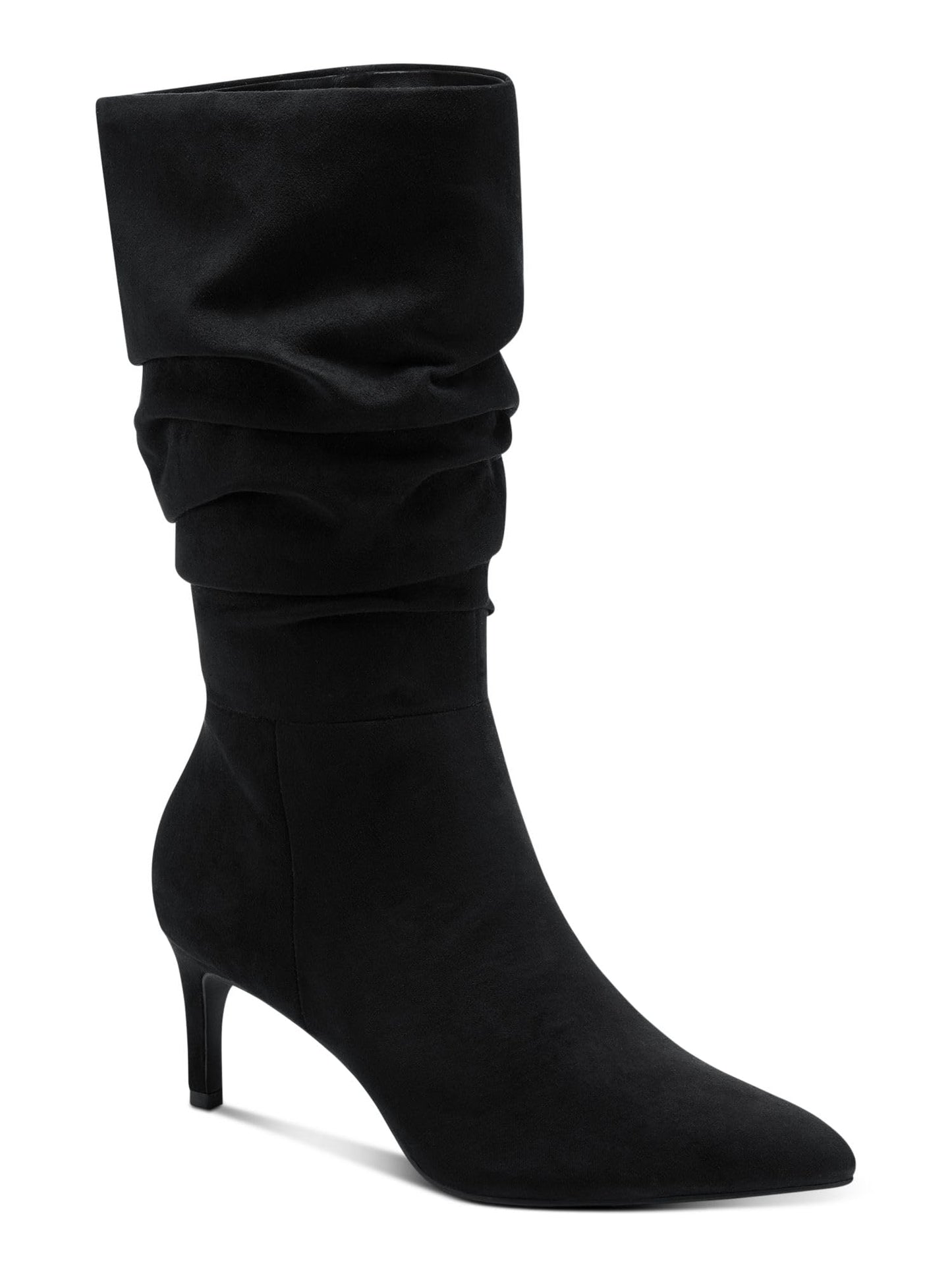 Alfani Womens Lissa Faux Suede Slouchy Booties Black 11M, 6.5M, 6M, 5M