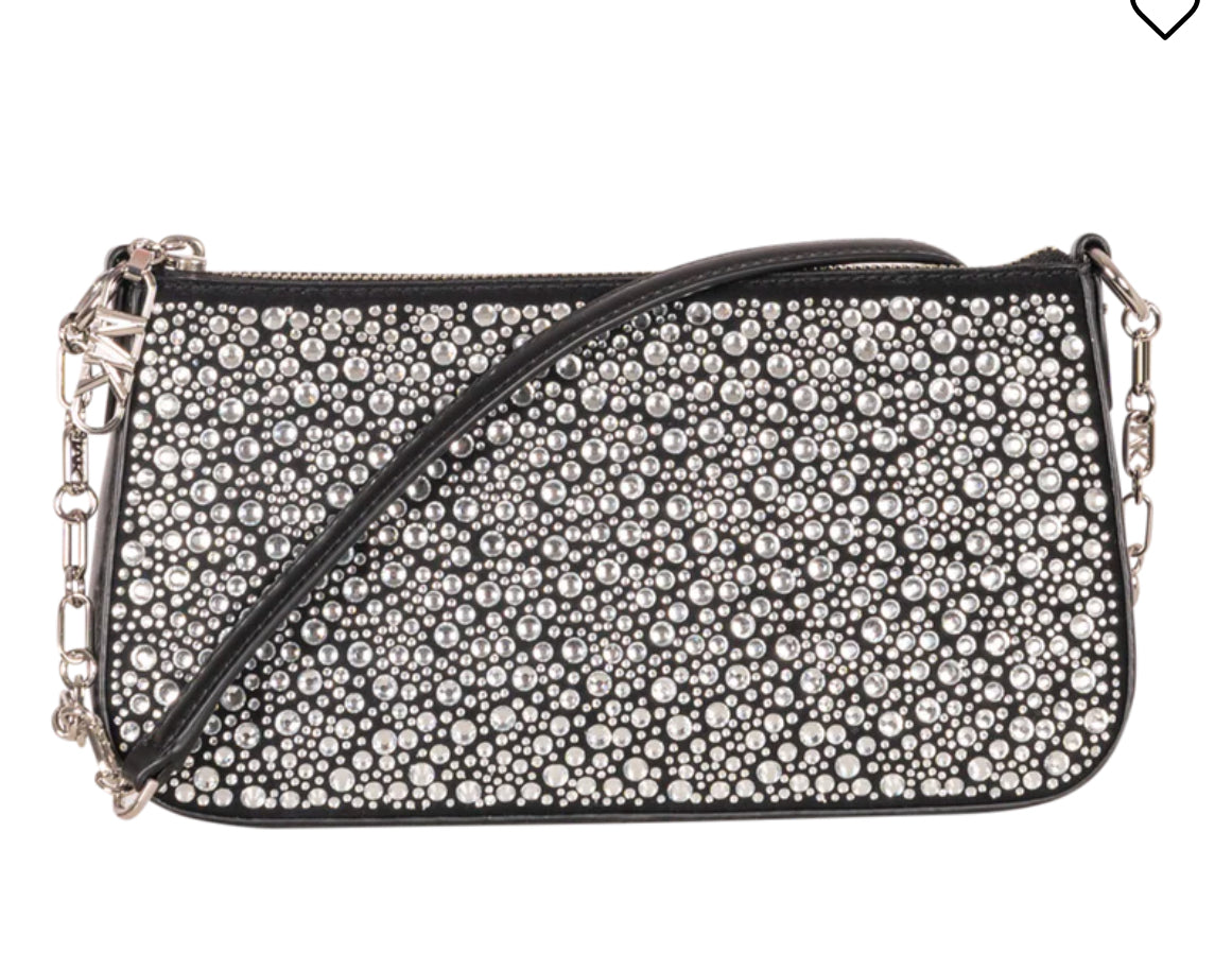 Michael Kors Empire Medium Chain Pouchette Black