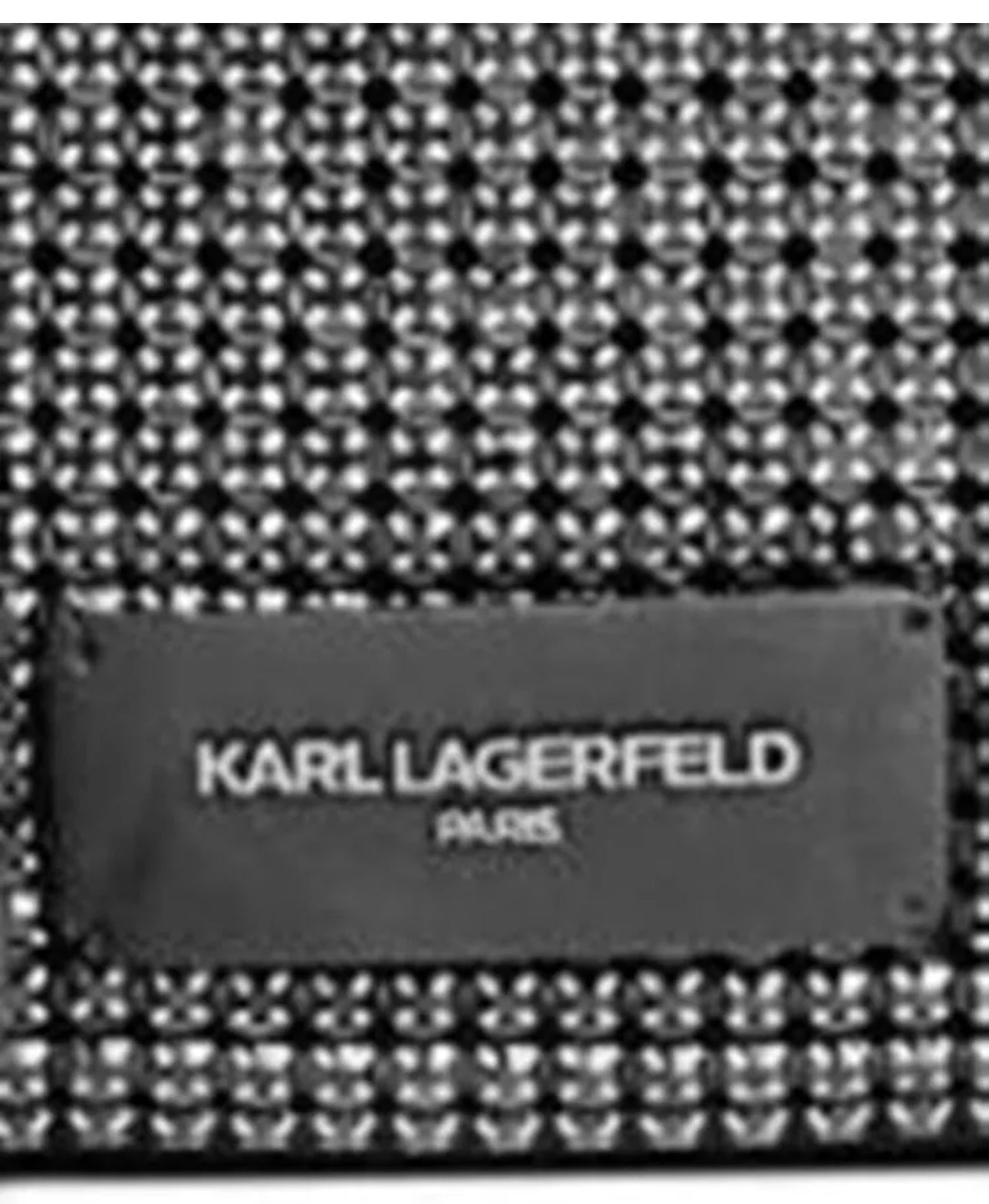 Karl Lagerfeld Paris Sparkle Wristlet Black