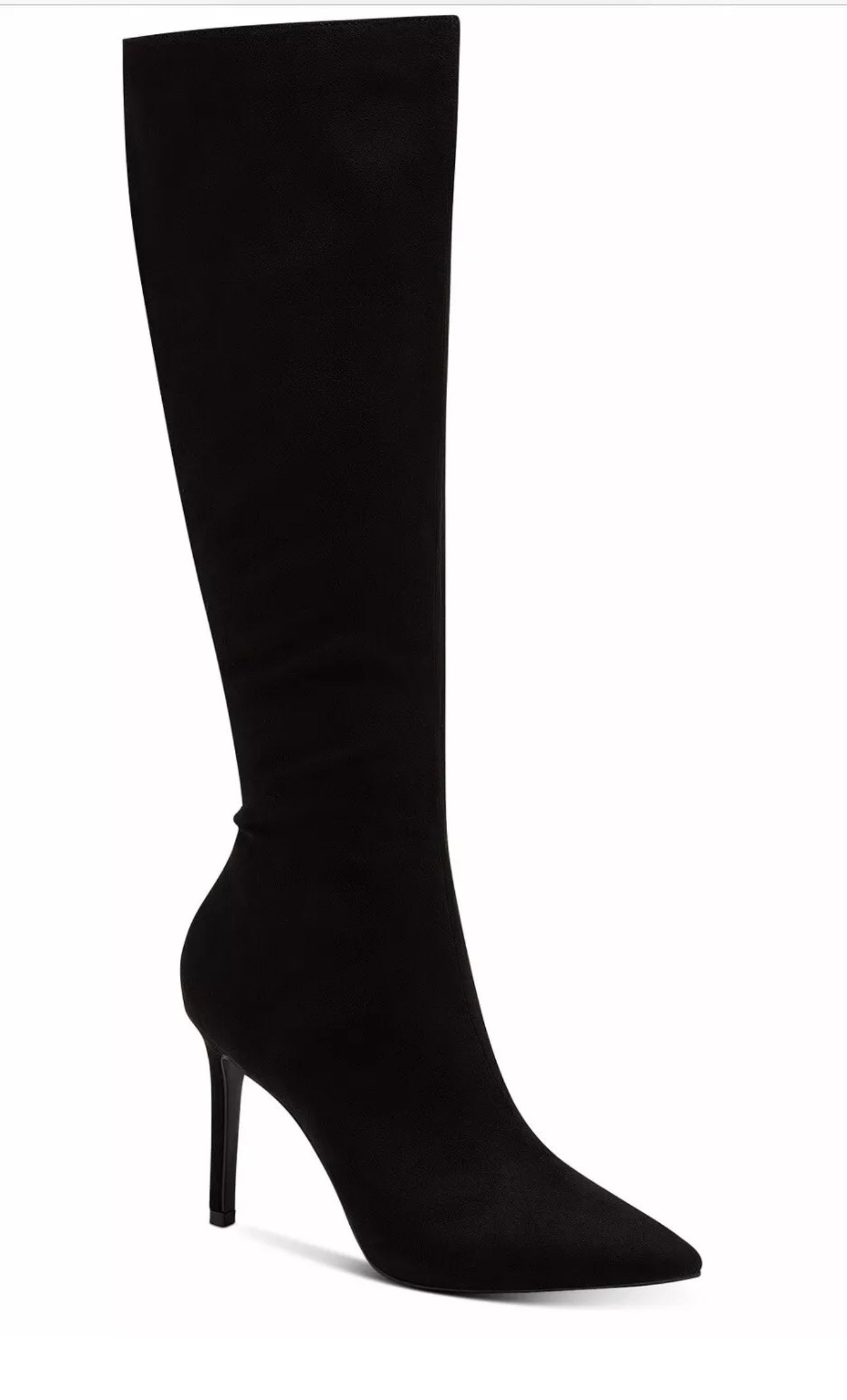 INC International Concepts Rajel Black Micro Knee High Boots Size 10M WC