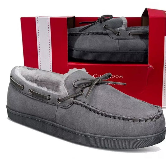 Club Room
Men's Moccasin Slippers, Grey