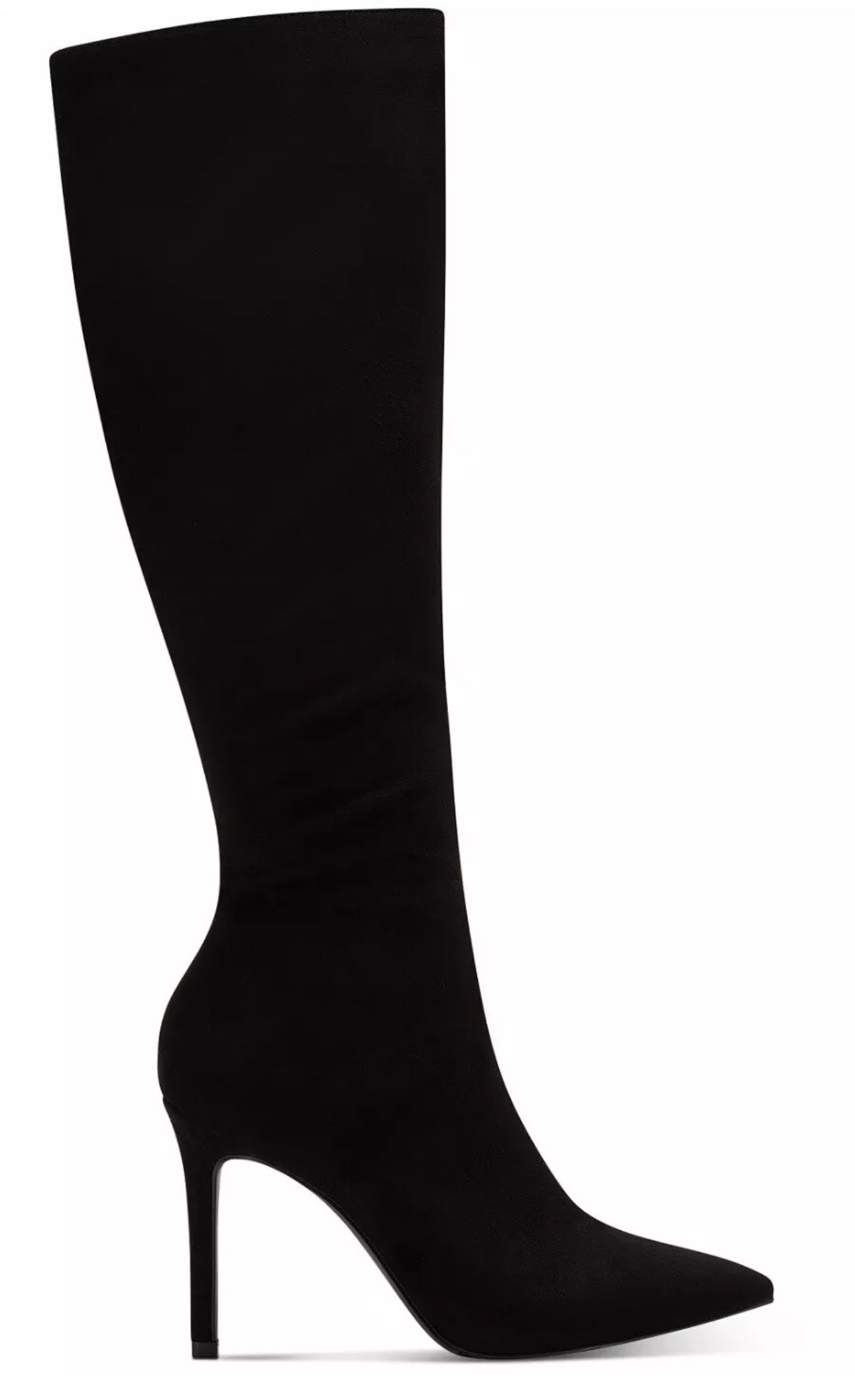 INC International Concepts Rajel Black Micro Knee High Boots Size 10M WC