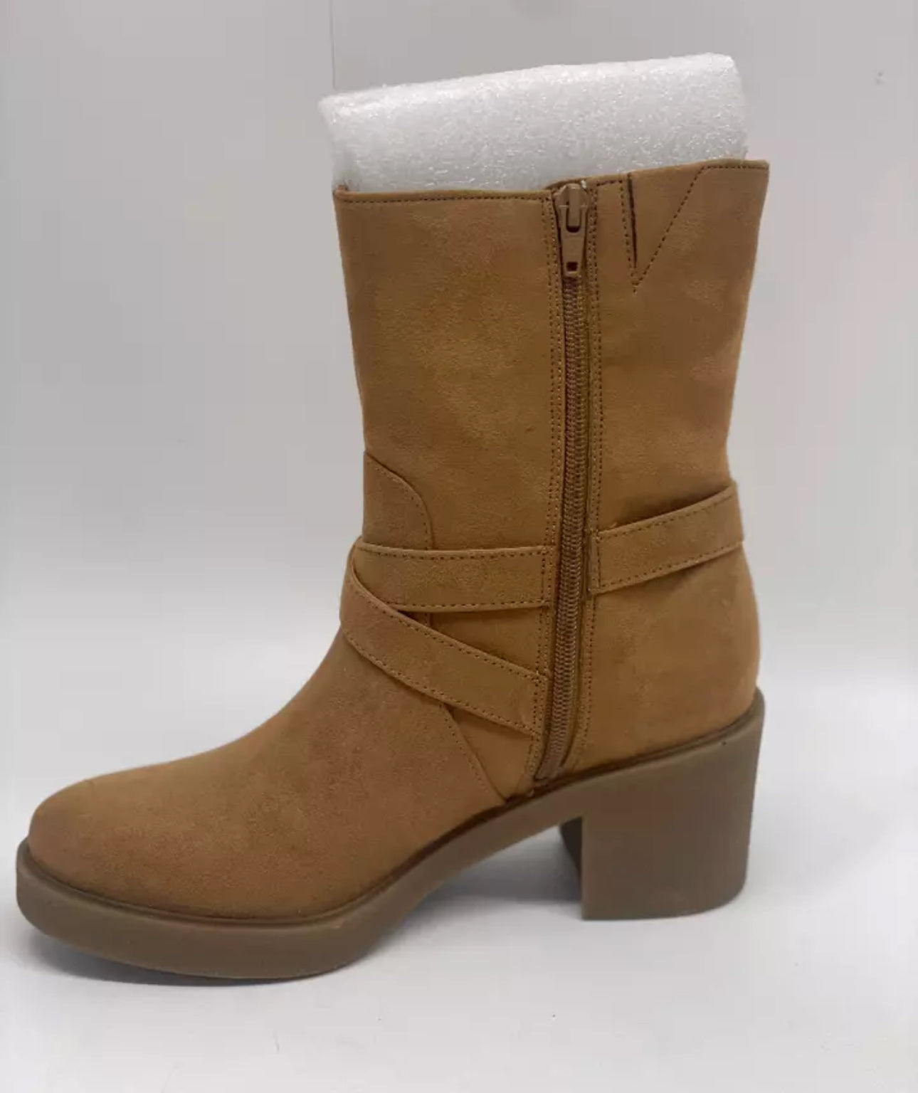 Style & Co. Women's Bessiee Round Toe Block-Heel Booties