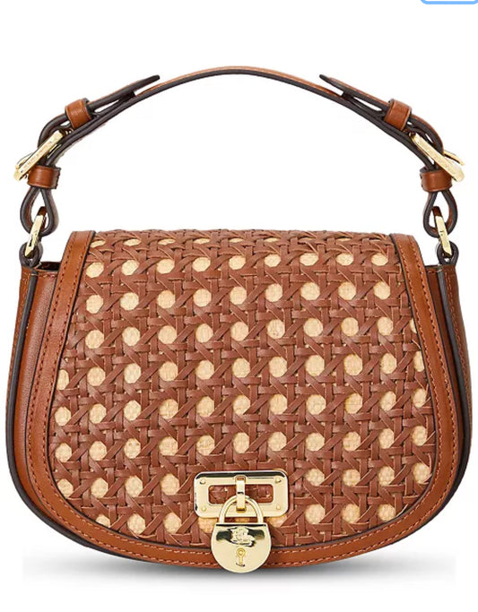 Lauren Ralph Lauren Woven Medium Tanner Crossbody Bag