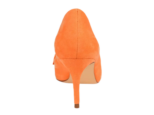 MAREK STILETTO PUMP HEELS IN FAUX SUEDE 8M