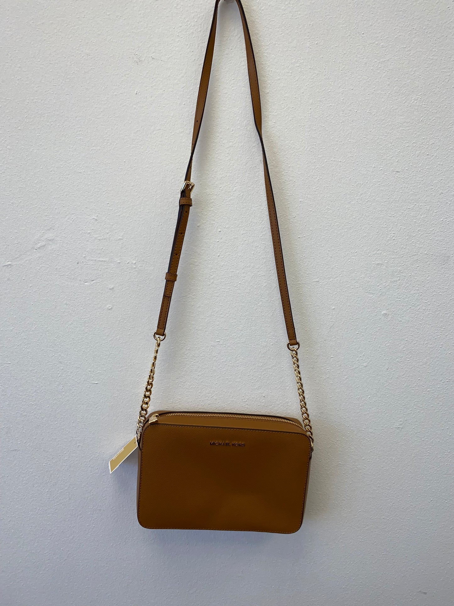 MK Jet Set Saffiano Leather Crossbody Bag