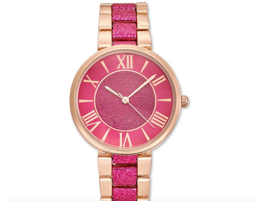 INC International Concepts Women's Two-Tone Bracelet Watch 36mm