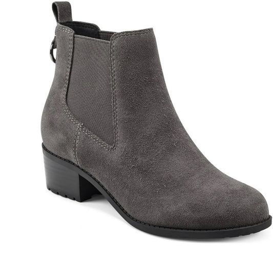 Easy Spirit Womens Cabott Suede Pull-on Ankle Boots 8M