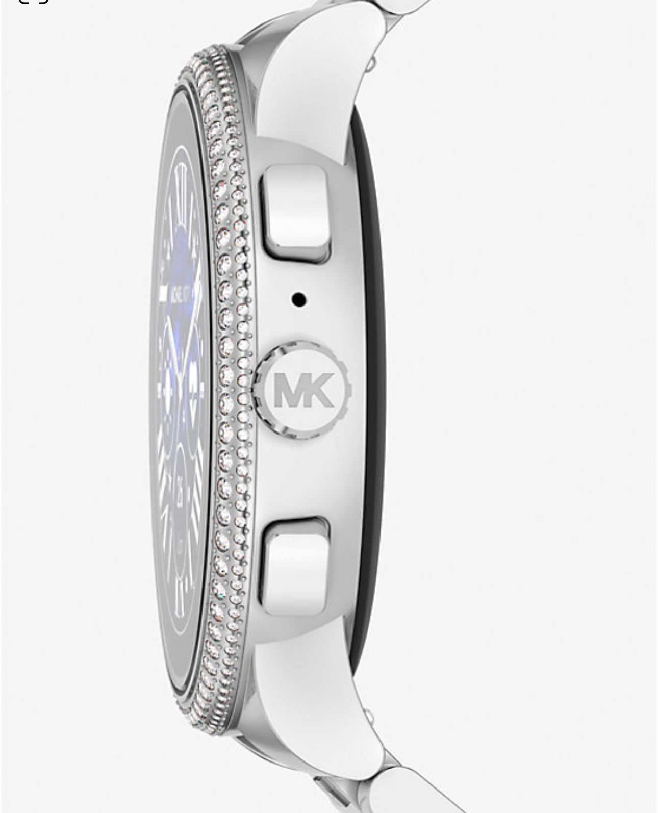 Gen 6 Camille Pavé Silver-Tone Smartwatch