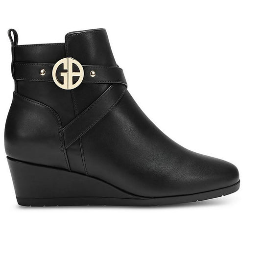 Giani Bernini Womens Cherie Faux Leather Booties Ankle Boots