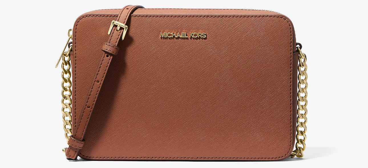 MK Jet Set Saffiano Leather Crossbody Bag