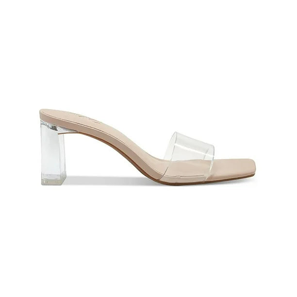 INC Womens Beyla 2 Faux Leather Sandal Mules